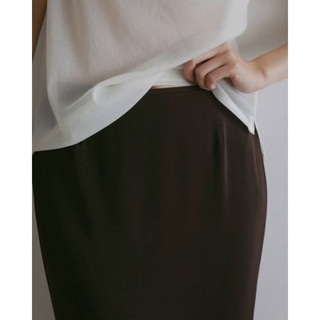 【anuke】Georgette Pencil Skirt