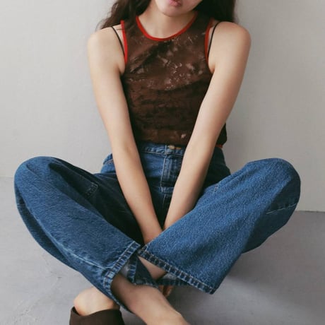 【anuke】Lace Sleeveless Tops　※納期5月中旬〜6月中旬