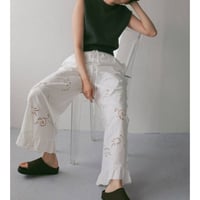 【anuke】Cutwork Lace Pants　※納期3月上旬〜4月上旬