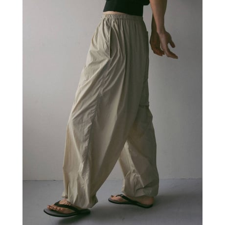 【anuke】Sheer Nylon Pants　※納期3月上旬～4月上旬