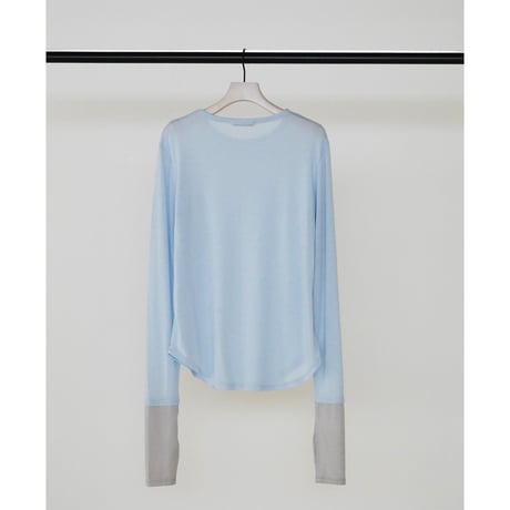 【CHIGNON】ﾛﾝｸﾞｽﾘｰﾌﾞﾚｲﾔｰﾄﾞTEE