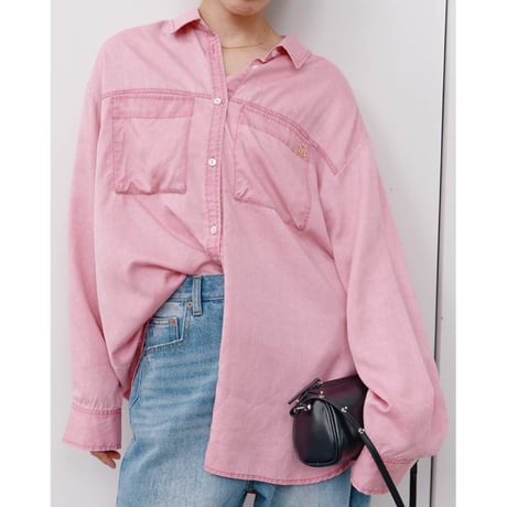 【YENN】FADED OVERSIZE SHIRT ※納期1月中旬～2月中旬