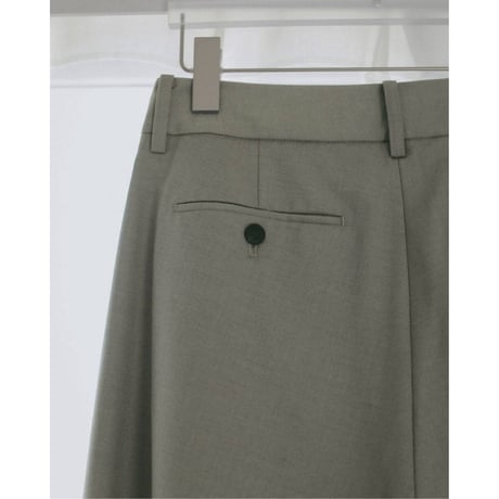 【anuke】Twill Tuck Widepants