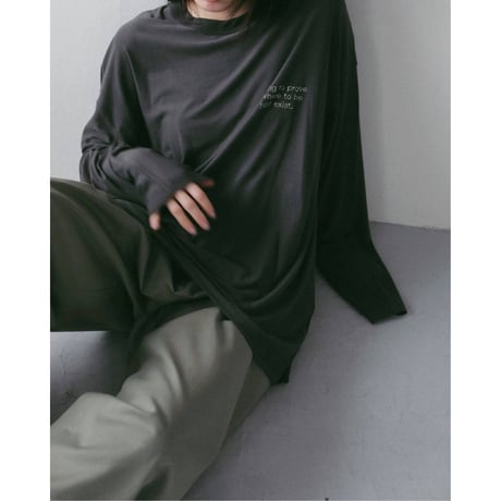 【anuke】Twill Tuck Widepants