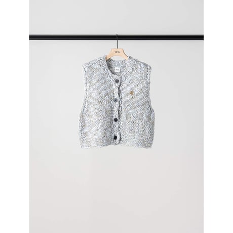 【YENN】HAND SLUB MIX VEST