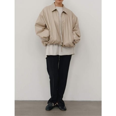 【YENN】LEATHER LIKE BLOUSON