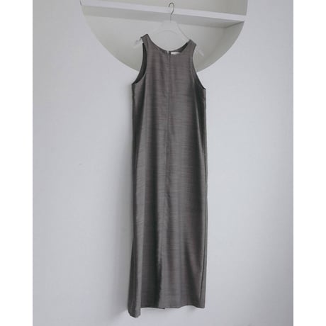 【anuke】Woolchambray Sleeveless Onepiece　※納期4月中旬～5月中旬