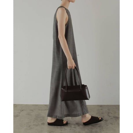 【anuke】Woolchambray Sleeveless Onepiece　※納期4月中旬～5月中旬