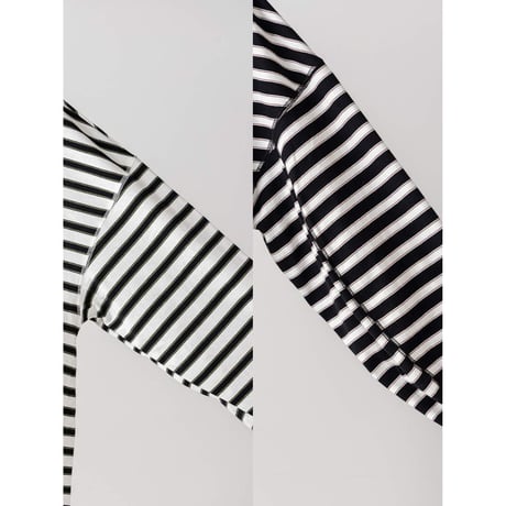【YENN】STRIPE FORM LONG T