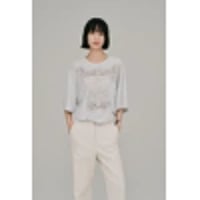 【Hella】embroidery over tee　※納期5月下旬～6月下旬