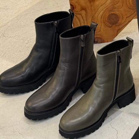 【ATELIER BRUGGE】サイドジップトラックブーツ　26DM-71