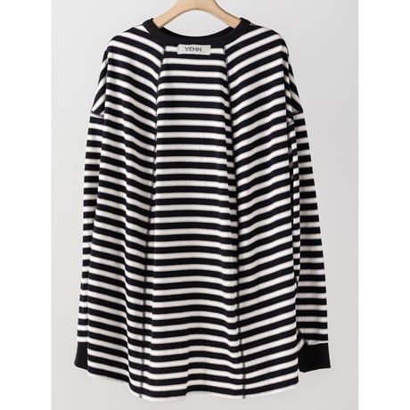 【YENN】STRIPE FORM LONG T