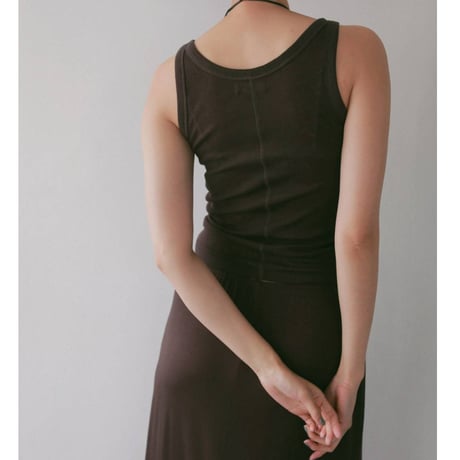 【anuke】Wool Rib Tanktop　※納期4月下旬～5月下旬