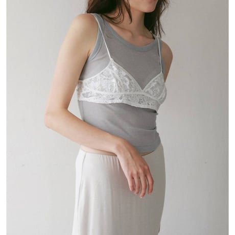 【anuke】Piping Lace Bratop　※納期5月中旬〜6月中旬