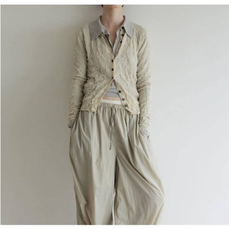 【anuke】Sheer Skipper Knit　※納期3月中旬～4月中旬