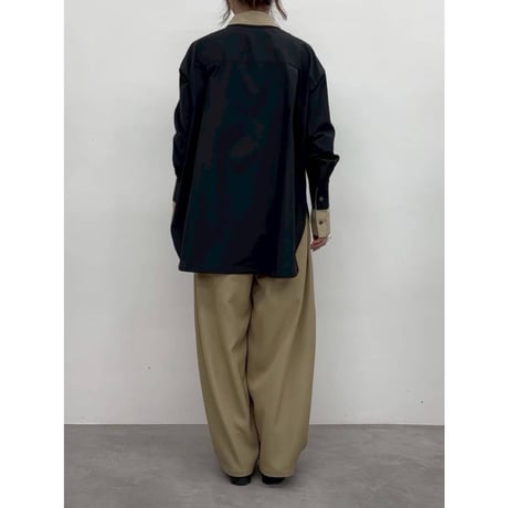 【CLOCHE】ウールライクポリパンツ