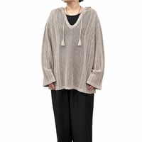 【siro de labonte】lace mesh knit foody