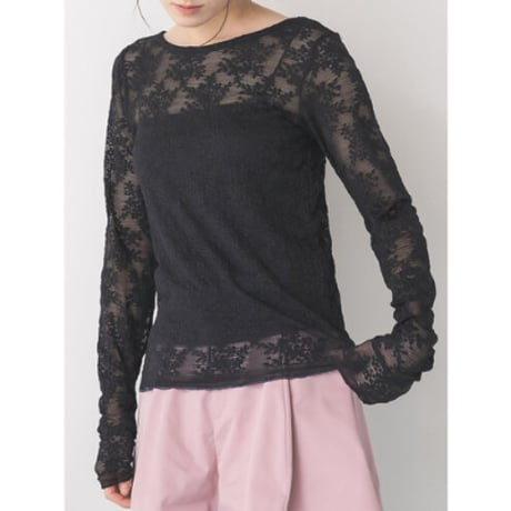 【Mewl】LACE LONG SLEEVE TOP
