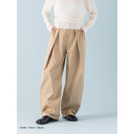 【Mewl】TRENCH CURVY PANTS