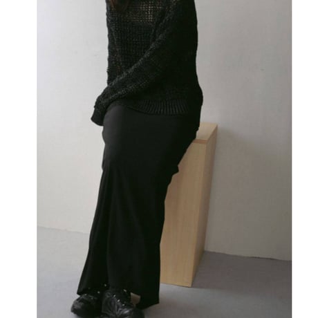 【anuke】Georgette Pencil Skirt