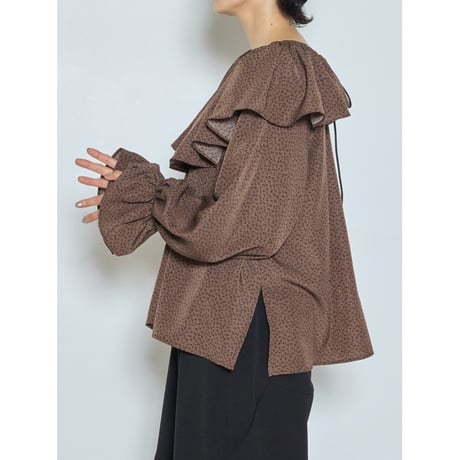 【CHIGNON】ﾚｵﾊﾟﾄﾞｯﾄﾄﾞﾛｽﾄｶﾗｰBL