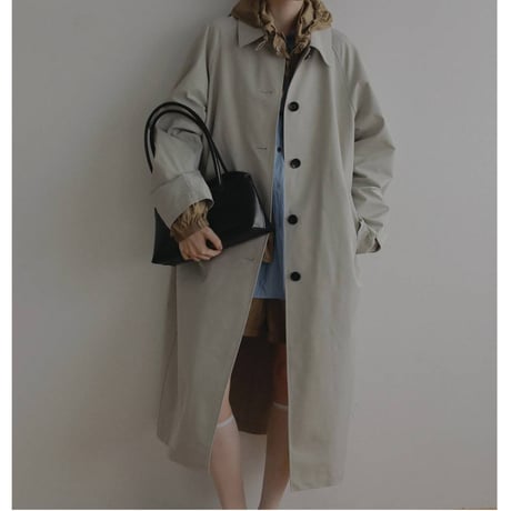 【anuke】Soutiencollar Twill Coat