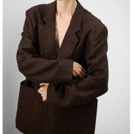 【TODAYFUL】Boyfriend Linen Jacket　※納期3月上旬～4月上旬