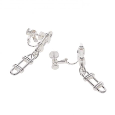 【Sea'ds Mara 】Frame link chain Earring　27A1-19E
