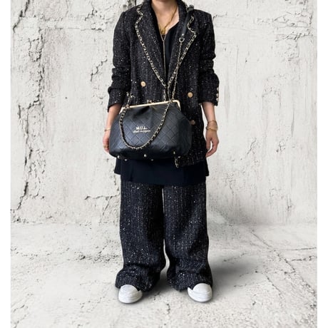 【M.U.L.】GAMAGUCHI GATHER 2WAY SHOULDER MUL234-286D　※納期27.3月～8月