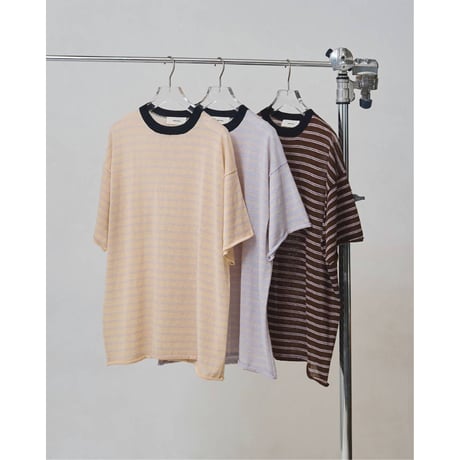 【TODAYFUL】Border Halfsleeve Knit　※納期4月上旬～5月上旬