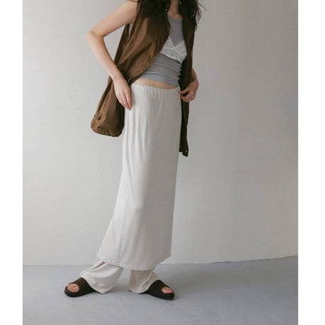 【anuke】Layered Rough Pants　※納期3月中旬～4月中旬