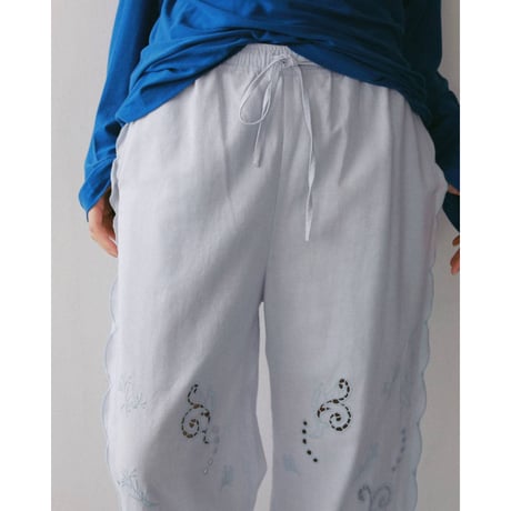 【anuke】Cutwork Lace Pants　※納期3月上旬〜4月上旬