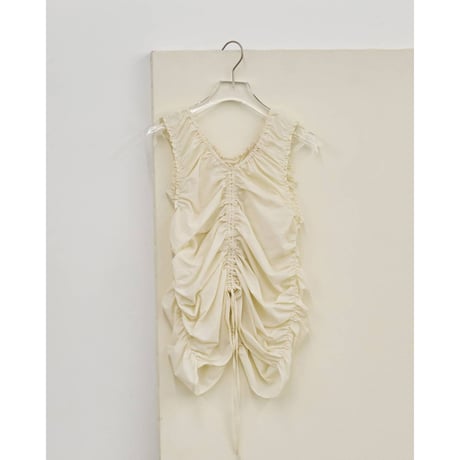 【TODAYFUL】Sheer Gather Tanktop　※納期5月上旬～6月上旬