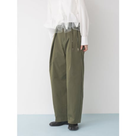 【Mewl】TRENCH CURVY PANTS