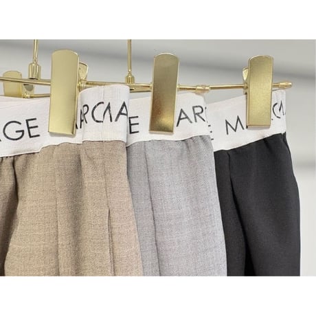 【ＭARGAUX VINTAGE】ウエストロゴストレートパンツ