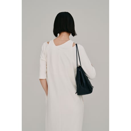 【Hella】layered half sleeve dress　※納期4月下旬～5月下旬