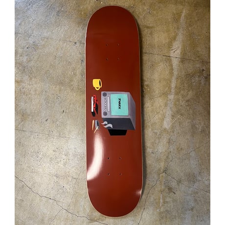 JHAKX “TV/VCR Deck” Brown