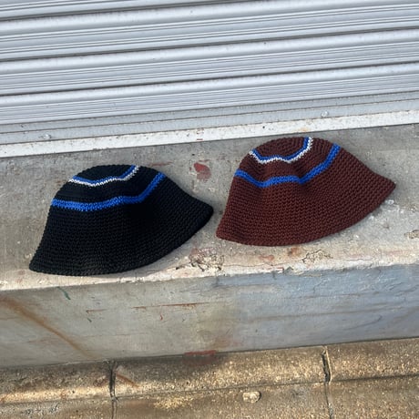 JHAKX "Cotton Bucket Hat's" Brown & Black