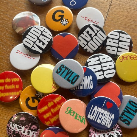 GENESIS "Button Pack" 1 pack 5個入り