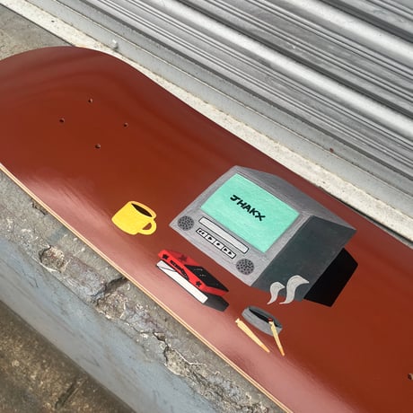JHAKX “TV/VCR Deck” Brown