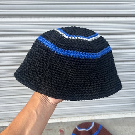 JHAKX "Cotton Bucket Hat's" Brown & Black