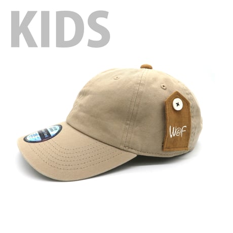 【Kids】児玉群市消防本部・防火服DecorationCAP：ベージュ