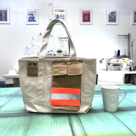 児玉郡市消防本部・防火服カスタムトートBAG:2.505