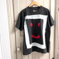 【Lsize】VINTAGE like HAND print T-shirts : 02