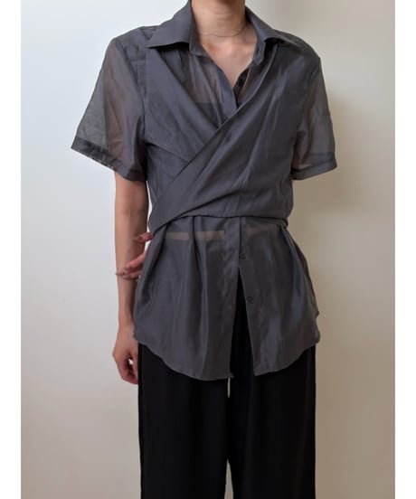 cache-coeur sheer shirt