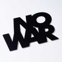 “NO WAR” placard（Recycled Acrylic）※送料着払い商品です。