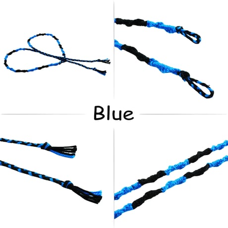 [ATK21] ペアミサンガ 手首用 WRIST 2点セット｜ブラックベース 2カラー ハンドメイド ブレスレット