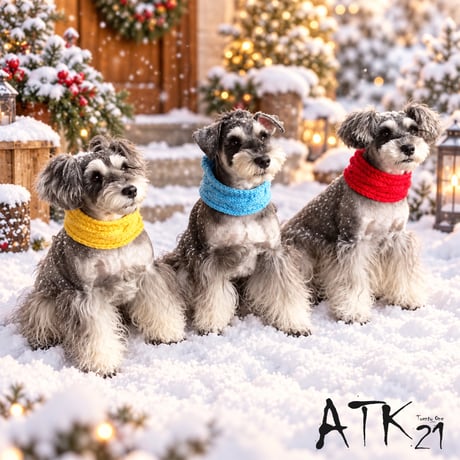 [ATK21] ハンドメイド 手作り ケーブル編み 犬用ネックウォーマー 縄編みマフラー 愛犬 寒がりのわんこに 冬の防寒アイテム お散歩グッズ