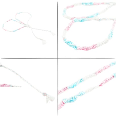 [ATK21] ペアミサンガ 手首用 WRIST 2点セット 願いを結ぶ｜PAIR MISANGA WRIST