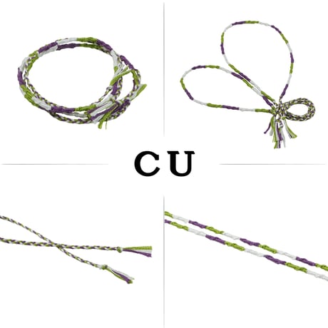 [ATK21]（2点セット）ハンドメイド コンビニカラー ペア ミサンガ アンクレット｜メンズ レディース お揃い カップル 手作り